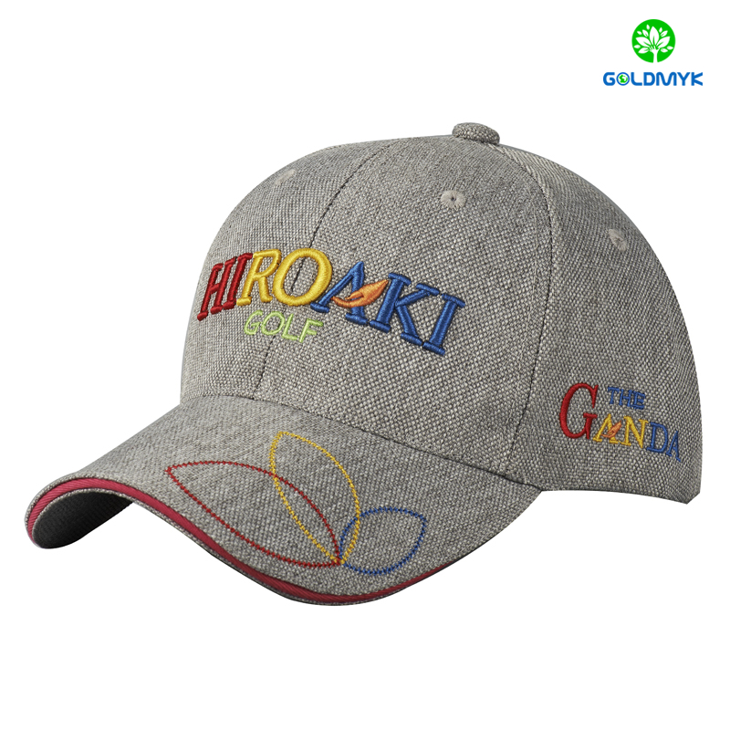塑造画布三明治棒球帽与自定义徽标