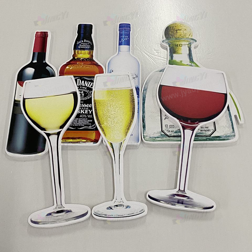 High Quality Hard PVC Foam Party Decoration PVC Funny Wine Bottle & Wine Glass and Cup Photo Booth Props Decorative