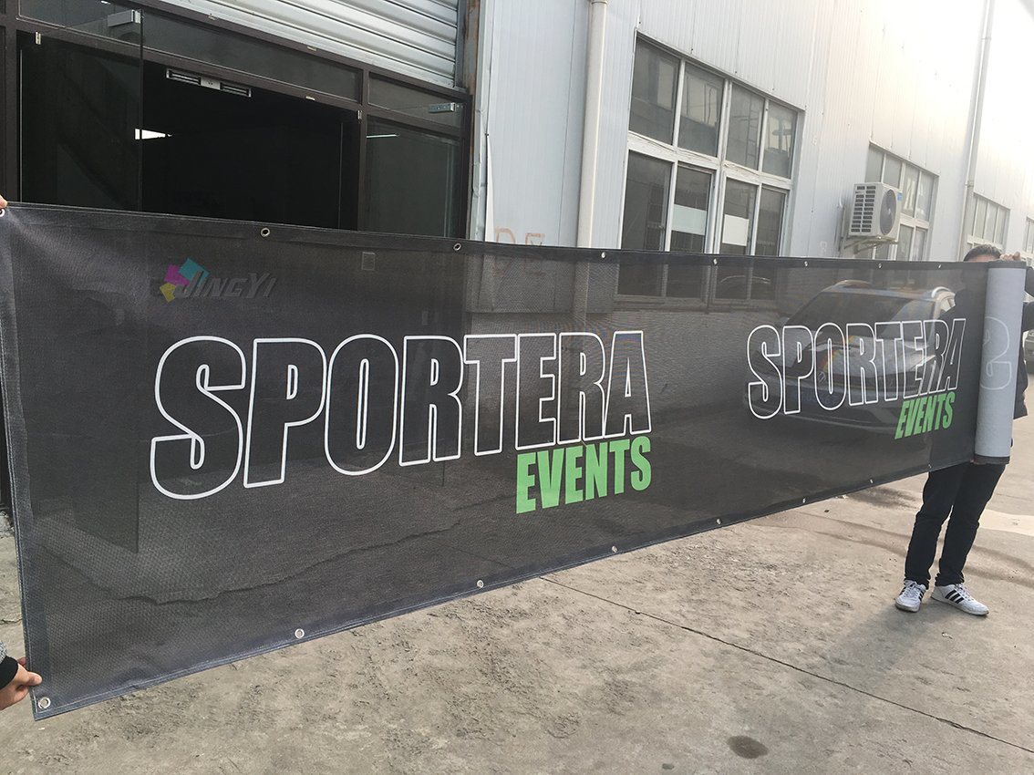 Outdoor Digital Printing Advertising Large Mesh/Fence Fabric Banner