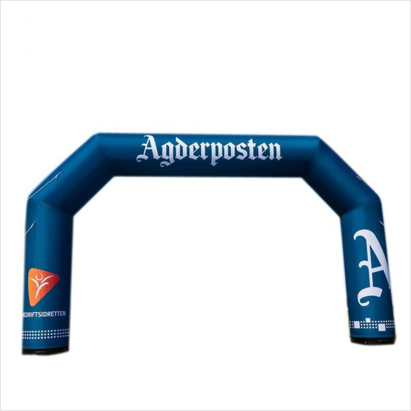Custom Oxford Fabric Inflatable Arch Premium Inflation Gate with Full Color Dye Sublimation Printing
