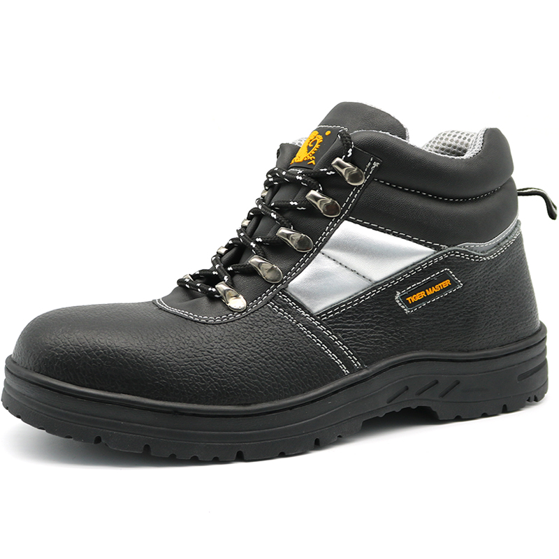 Oil Resistant Cemented Construction Oil Field Safety Shoes Steel Toecap