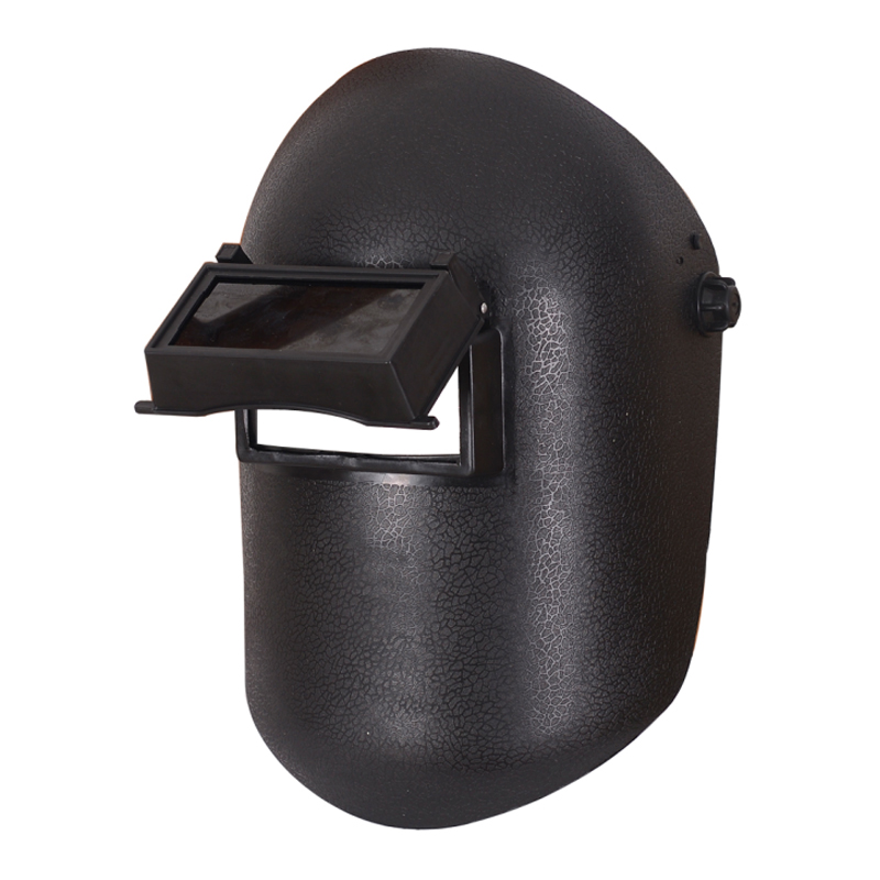 Black Full Face Protection Ratchet Adjustable PP Welding Helmet