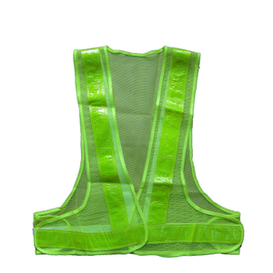 Green Mesh Fabric High Visibility Reflective Safety Vest