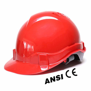 CE ANSI Certified Red ABS Shell Hard Hat Safety Helmet Construction