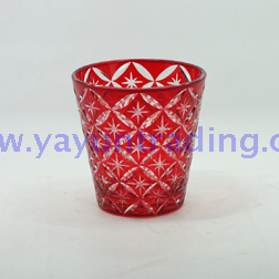 2019 Luxury Customized Valentine Scented Soy Wax Glass Candle Jar With Lid