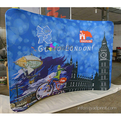 10ft Curved Display Banner Fast Exhibition Show Backdrop Booth Tube Display Banner