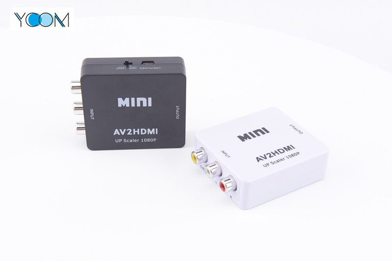 HDMI to AV Composite RCA Stereo Converter 1080P 