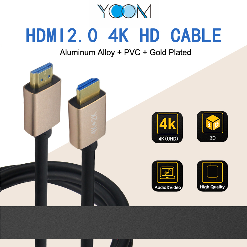 Ultra alta velocidad con cable HDMI 2.0 con 4K 3D