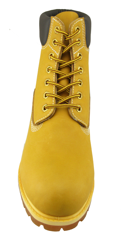 0121 nubuck leather pu rubber sole safety boots