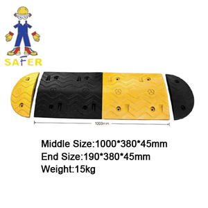 widely used rubber speed hump