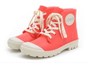 2017 new stylish ankle women rain boots shoes