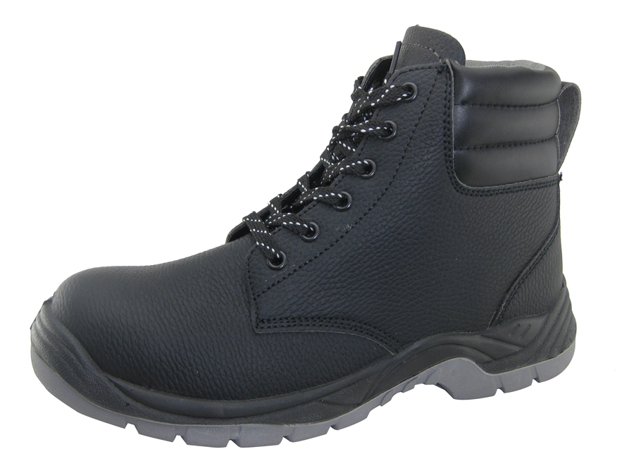 Good quality microfiber leather PU TPU sole safety boots