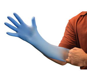Disposable nitrile examination gloves powder free