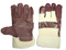 1272 funiture leather cow split cuff working gloves