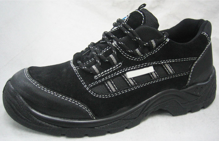 Suede leather safety shoes