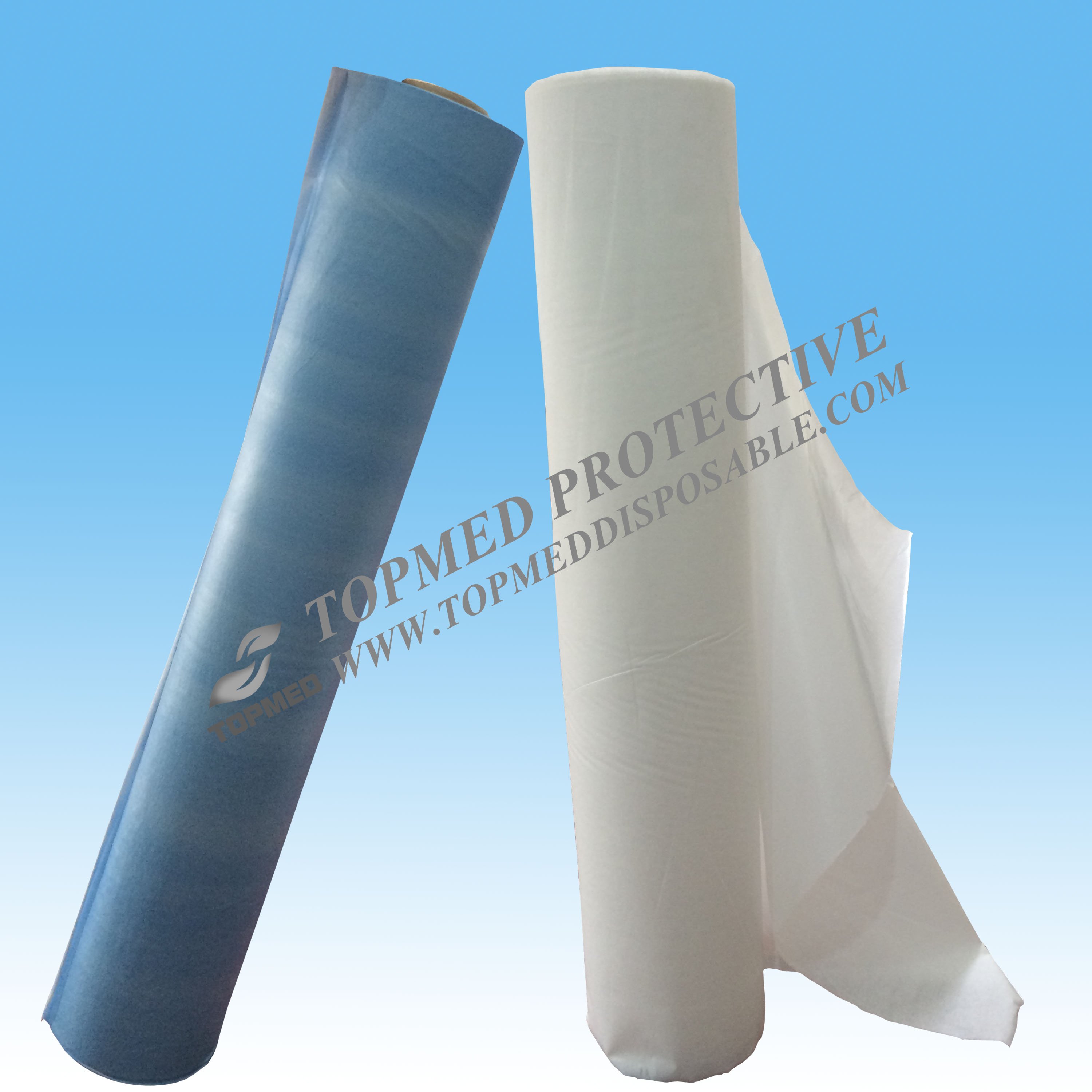 Medical Supplies PE Laminated Paper Table Couch Roll ,waterproof for Hospital