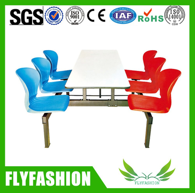 El refectorio profesional de la cantina de la escuela del marco del metal tabula y las sillas (DT-13)