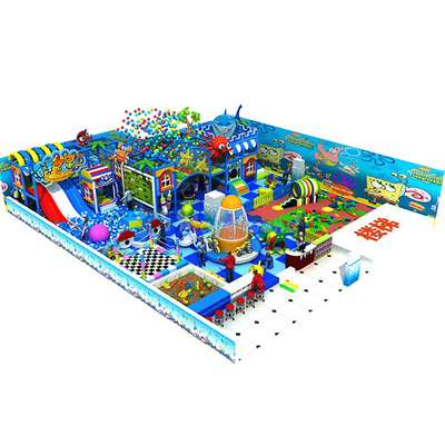 Ocean Theme Children Soft Indoor Adventure Playground with Pneumatic Gun