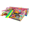 Candy Themed Kids Amusement Adventure Play Structure with Ball Slide