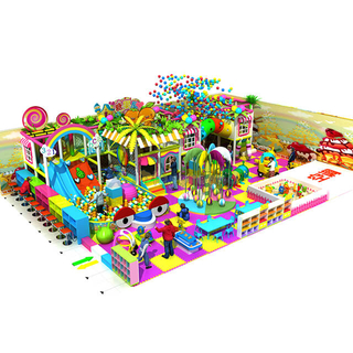 Candy Theme Kids Soft Indoor Playground for Family Center