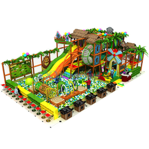Customized Jungle Theme Children Indoor Playground with Ball Pit