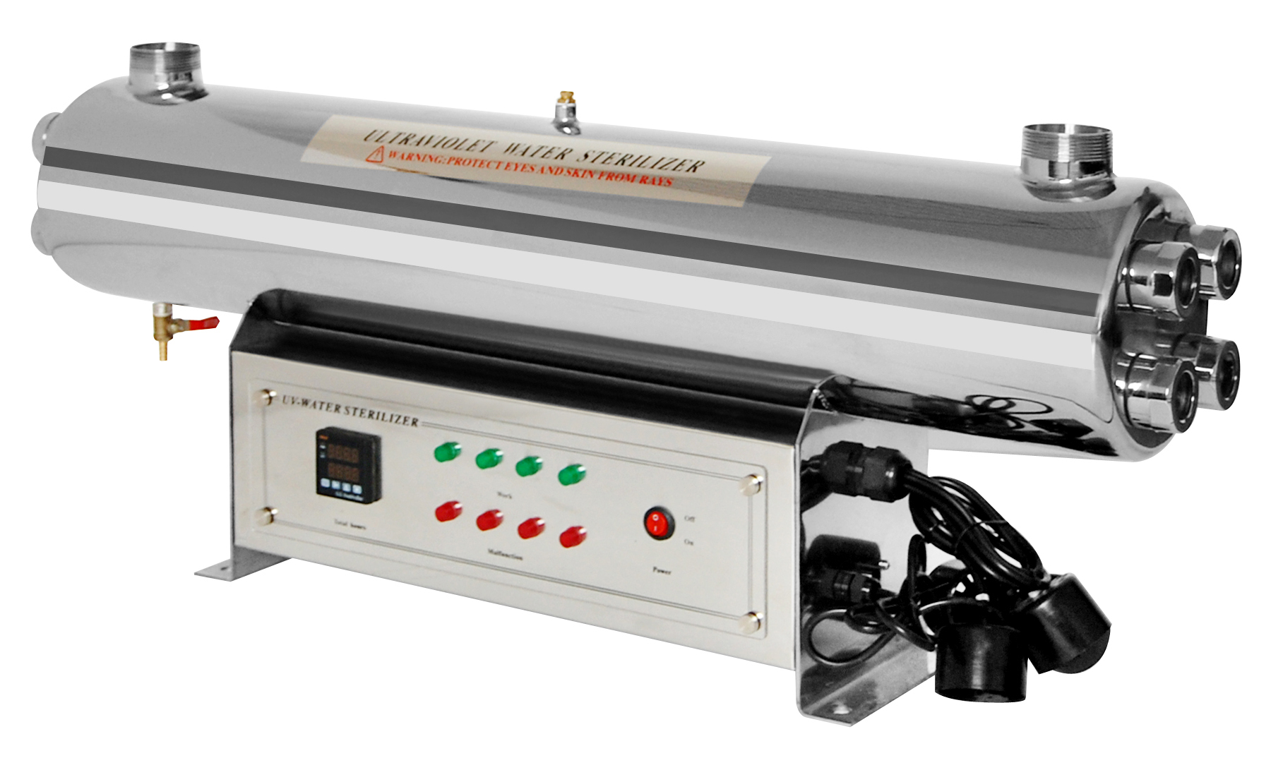 High-end Stainless Steel UV Water Sterilizer 220W 