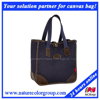 Mens Light Leisure Canvas Tote Bag for Office Gear