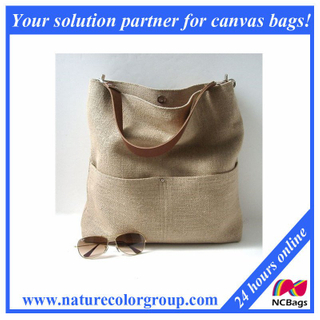 Water -Resistant Durable Waxed Canvas Tote Bag