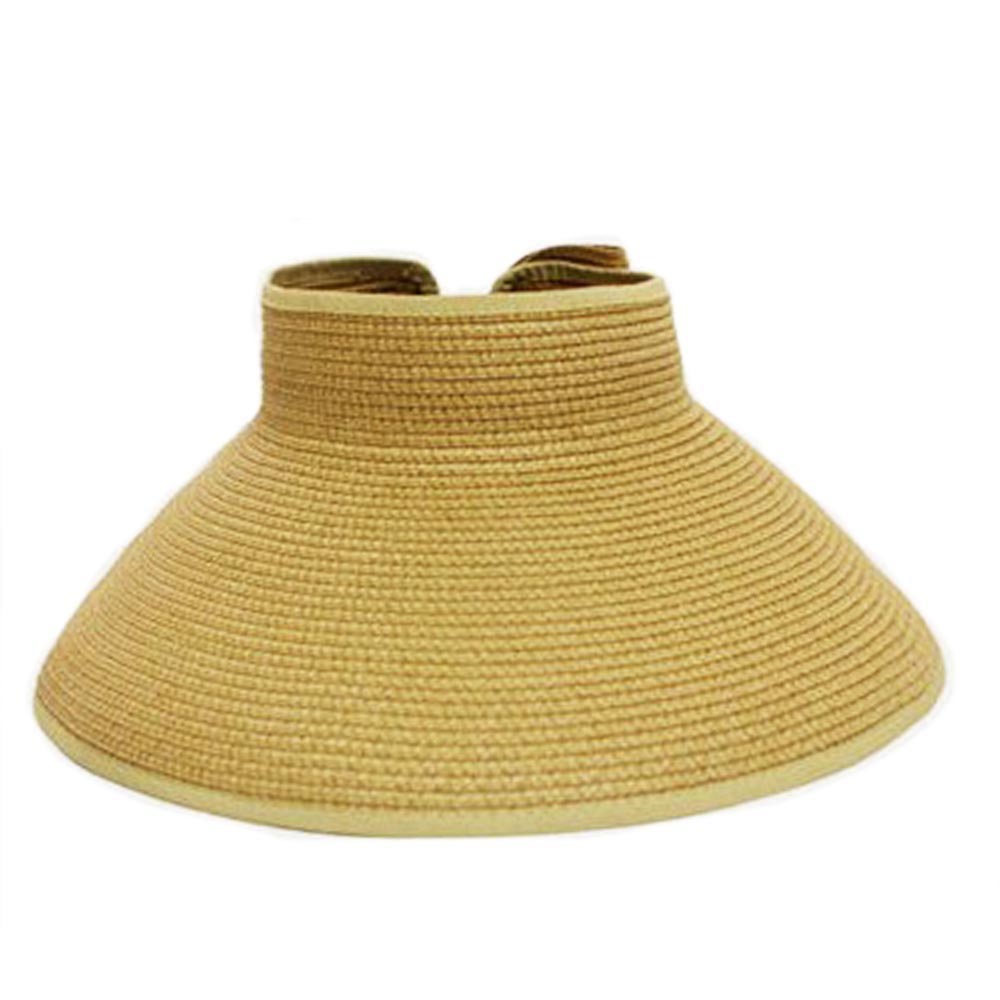 Fashion paper straw Sun visor hat