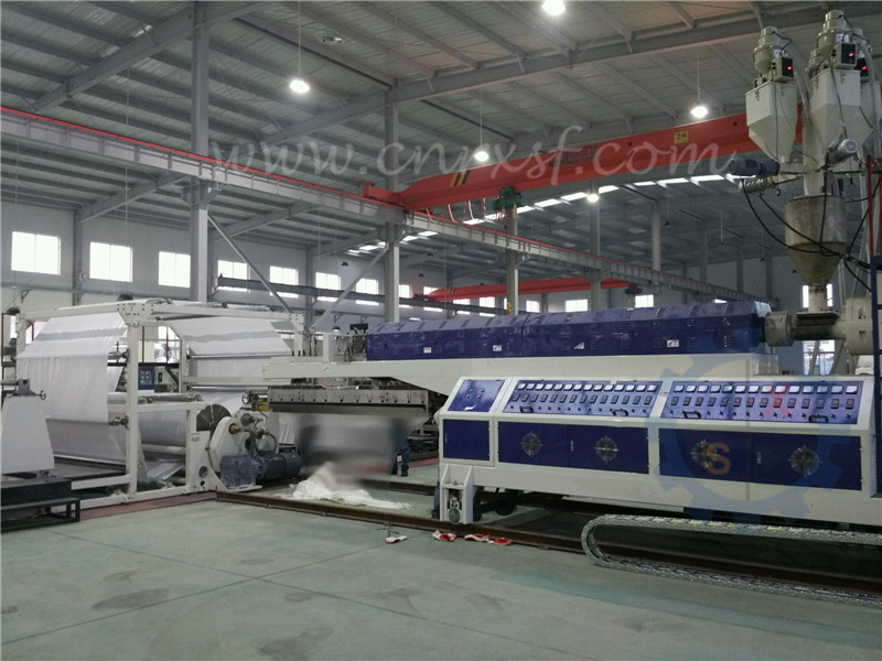 feuilleter double face d'extrusion de 2700mm et machine d'enduit pour pp tissés