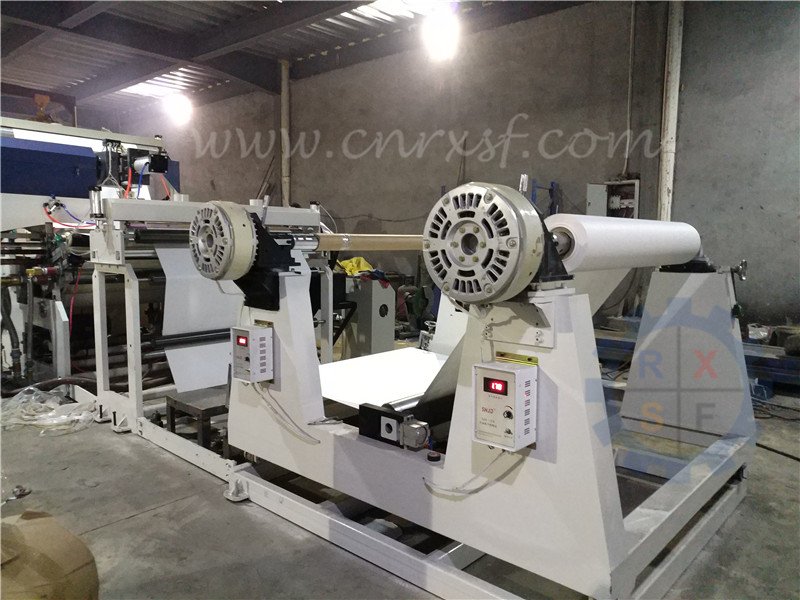 Paper and paper extrusion laminating machine for poker paper