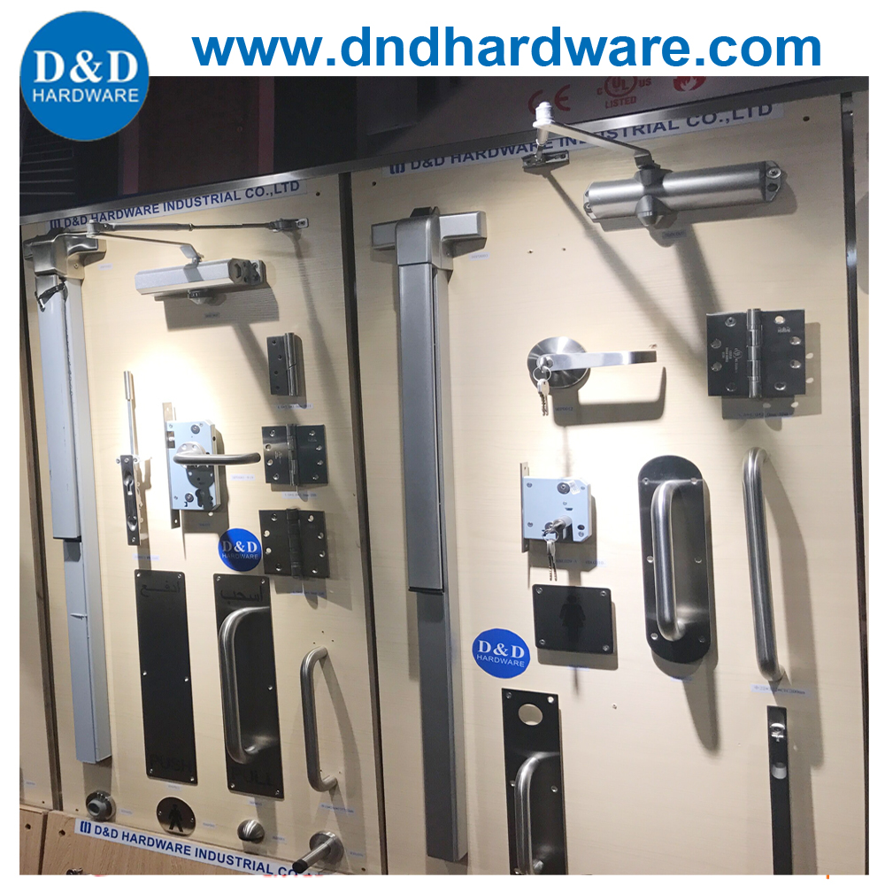 Ajuste automático de cierre de puerta con clasificación de incendio 60 kg en aluminio para puerta de metal -DDDC006
