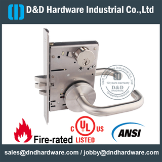 SS304 ANSI 教室插芯锁-DDAL05-F05