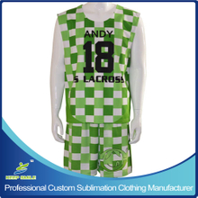Sublimation Sports Reversible Lacrosse Uniform for Basketball Sports Wear