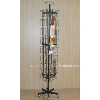3 Sided Floor Revolving Card Stand (PHY218)