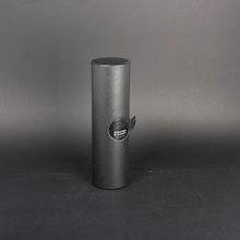 Wine Box Manufacturer Black PU leather round tube gift box