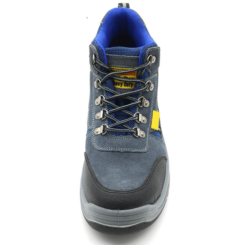 Anti Slip Prevent Puncture Steel Blue Safety Shoes Sport