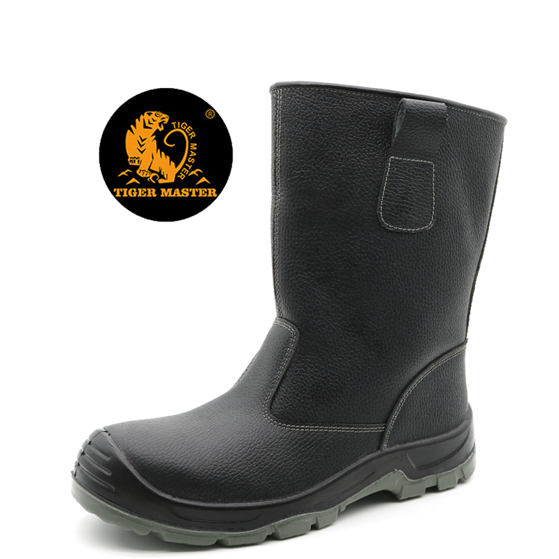 Anti Slip Puncture Proof Winter Rigger Boots Steel Toe