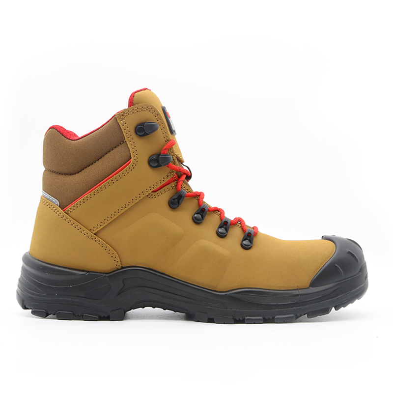 Oil Slip Resistant Pu Sole Composite Toe Safety Boots for Men