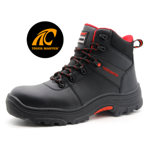 Heat Resistance Rubber Sole Oil Gas Industry Safety Boots Shoes with Composite Toe