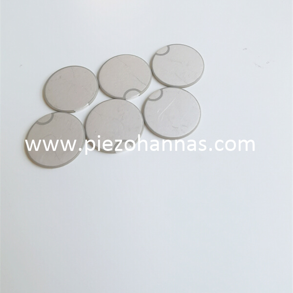 Material piezoeléctrico Disco piezoeléctrico Transductor de cristal piezoeléctrico