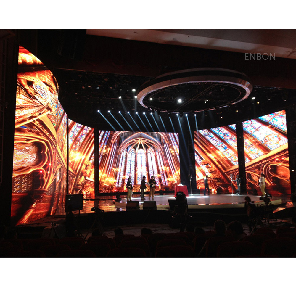 P5.68促销租赁用于舞台音乐会广告的500x500mm面板大型LED显示屏