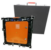 Gabinete de exhibición llevado de aluminio de fundición a presión a troquel al aire libre de P4 HD IP65 512 * 512m m