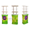 Easy Acrylic shelf Tubbe display Stretch Tension Fabric Counter Podium