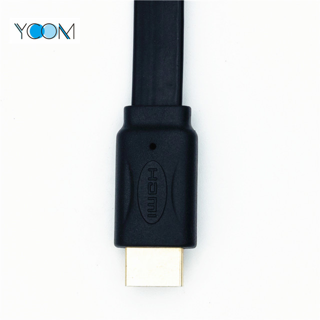 Flat 4K HDMI Cable with Ethernet, Support 3D 
