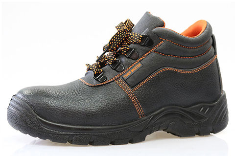 FOB $5.90 per pair for genuine leather PU sole safety shoes