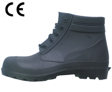 cheap ankle pvc safety boots with steel toe