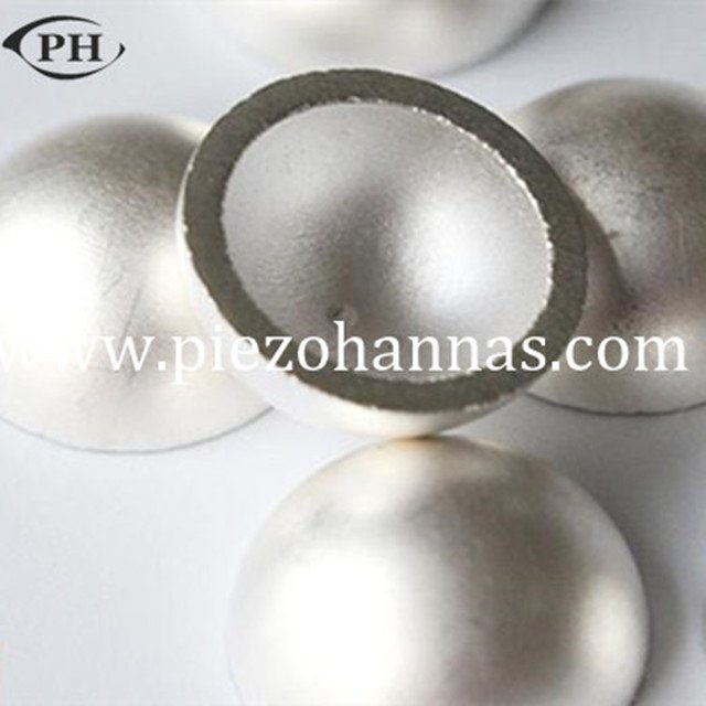 Cristal de cerámica piezoeléctrico PZT 8 de la esfera del alto rendimiento para el sonar