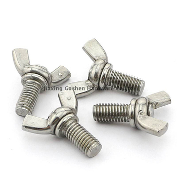 válvula de perno de ala de acero inoxidable m10