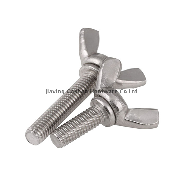 Tornillos de punta de ala Hilti estampados con mariposa de acero inoxidable ASME B 18.17